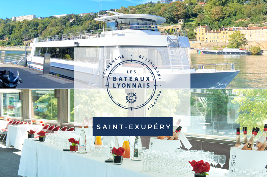 Le Saint-Exupéry, nouveau fleuron des Bateaux Lyonnais - Lavorel Hotels